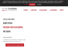 Tablet Screenshot of lesechos-debats.fr